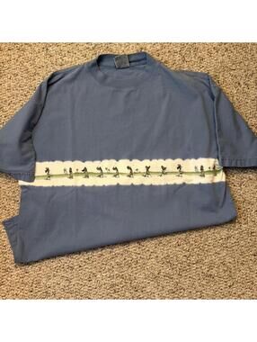 Ohana Classics vintage blue Golfing Hawaiian women across graphic